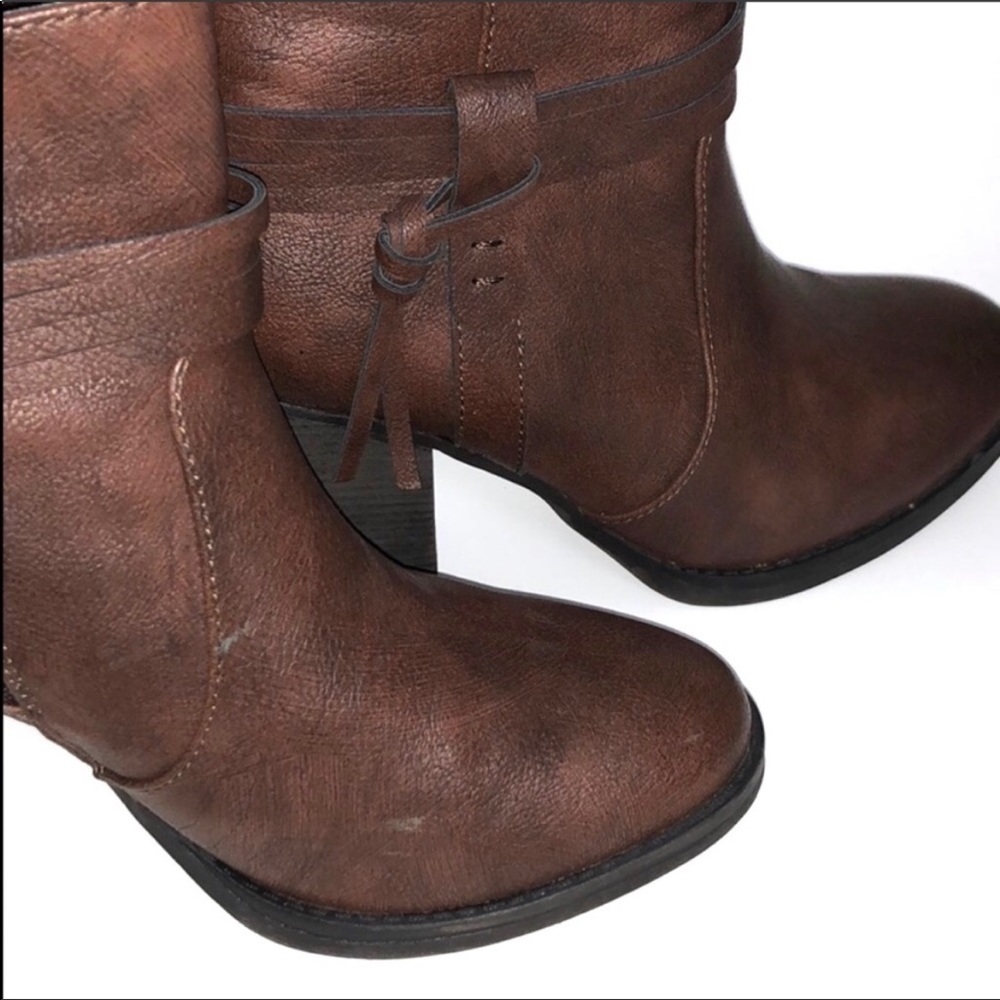 Final Price! XAppeal Brown Vegan Booties - Picture 4 of 7